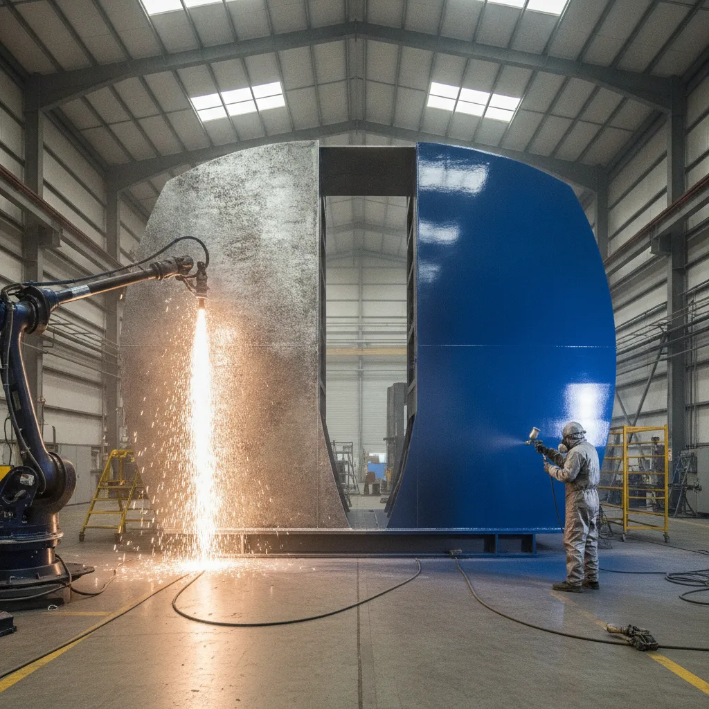 Métallisation arc électrique vs peinture anticorrosion