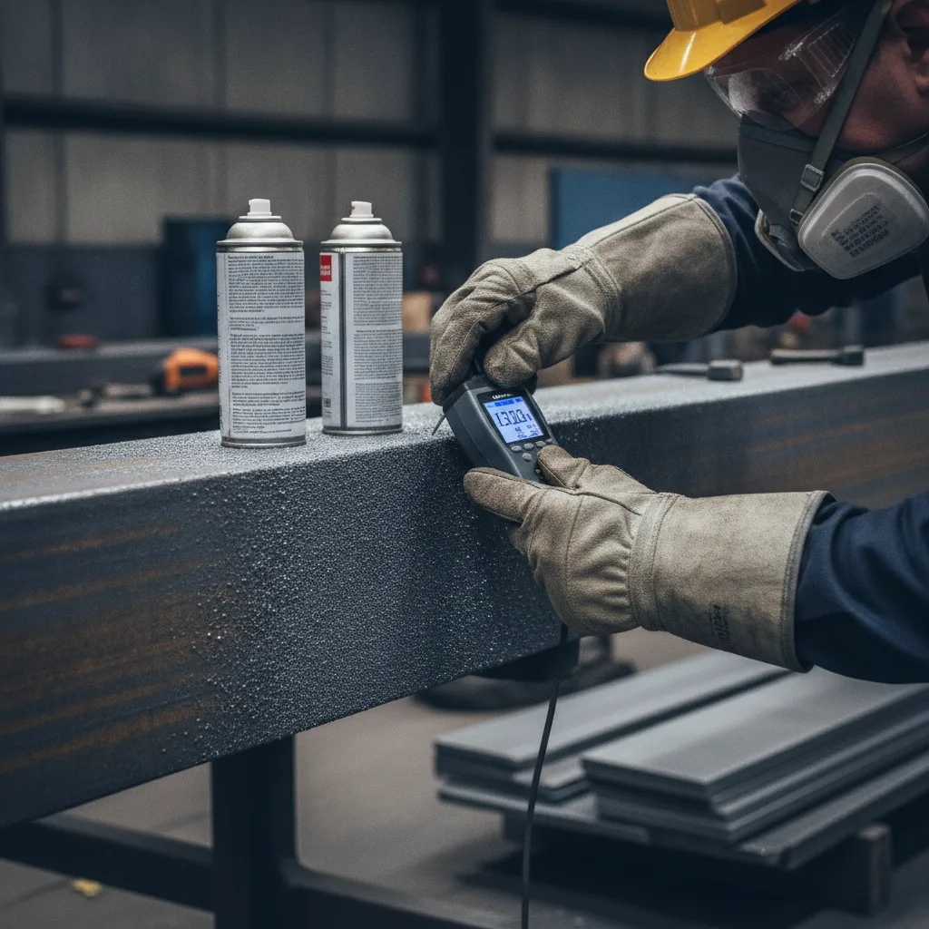 Profil rugosité surface acier ISO 8503, mesure et adhérence