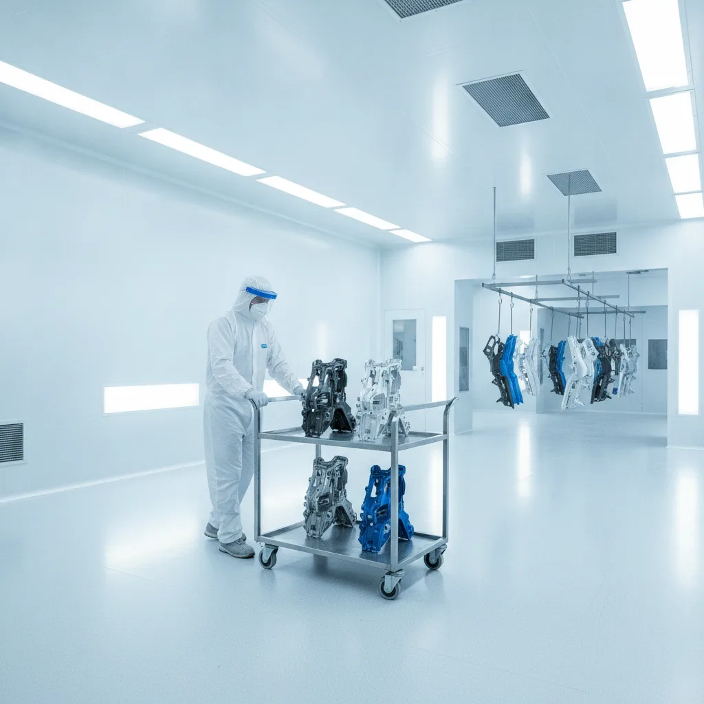 Sol antistatique ESD en salle blanche industrie – guide 2026